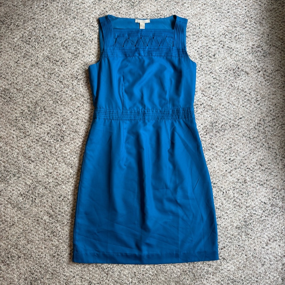 Banana Republic Vibrant Blue Midi Dress